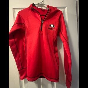 UGA Women's Quarter Zip size medium